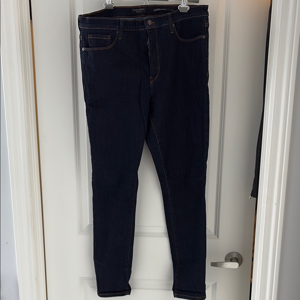 Dark Blue Denim Jeans